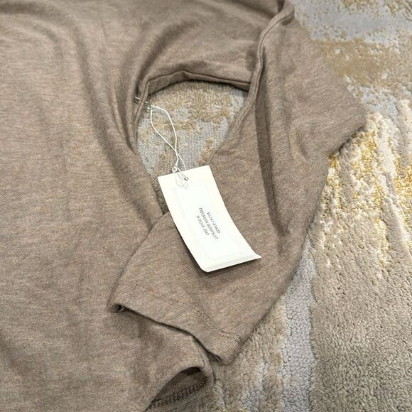 vince Dolman bodysuit size S dove oat color brand new - Picture 4 of 10